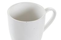 Set van 4 mokken DKD Home Decor Wit Natuurlijk Rubberwood Keramiek 300 ml 19 x 13 x 31 cm - thumbnail