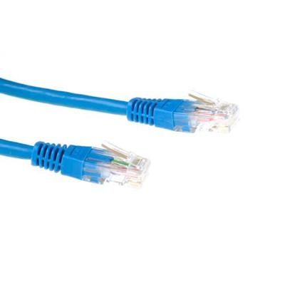 ACT Blauwe 1,5 meter LSZH U/UTP CAT6 patchkabel met RJ45 connectoren