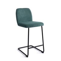 Jesper Home Barkruk 'Ikata' Arch Black, kleur Merry Mermaid (zithoogte 65cm) - thumbnail