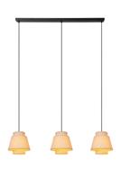 Lucide TRIBUTE - Hanglamp - 3xE27 - Beige - thumbnail
