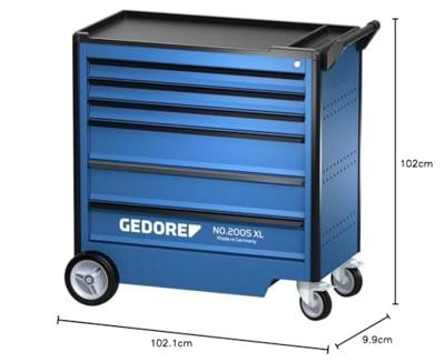 Gedore Gereedschapswagen XL | 6 laden - 3437523