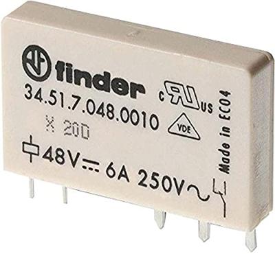 Finder 34.51.7.024.0000 Steekrelais 24 V/AC 6 A 1x wisselcontact 1 stuk(s) Finder 34.51.7.024.0000 Steekrelais 24 V/AC 6 A 1x wisselcontact 1 stuk(s)