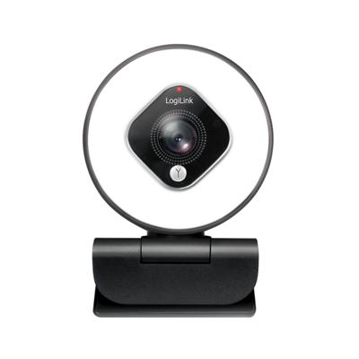 LogiLink UA0384 Full HD-webcam Klemhouder, Microfoon LogiLink UA0384 Full HD-webcam Klemhouder, Microfoon