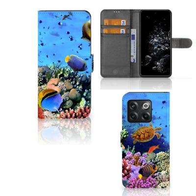 OnePlus 10T | Telefoonhoesje | Met pasjeshouder | Vissen