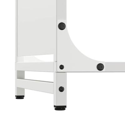 Brandhoutrek 90x28x90 cm koudgewalst staal wit