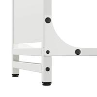 Brandhoutrek 90x28x90 cm koudgewalst staal wit - thumbnail