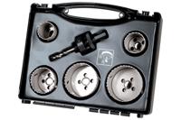 Wolfcraft Set bimetalen gatenzaag-inzetstukken | &apos;Elektra&apos; | Ø40-86mm | 7-delig | 1 set - 5423000 - thumbnail