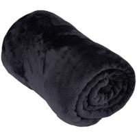 Flanellen plaid 200x150cm donkergrijs - thumbnail