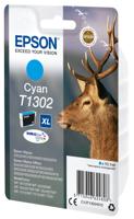 Epson inktcartridge T1302, 765 pagina&apos;s, OEM C13T13024012, cyaan - thumbnail