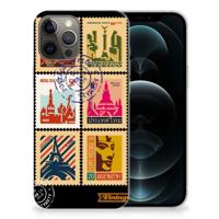 iPhone 12 Pro Max | Silliconen Back Cover | Postzegels - thumbnail