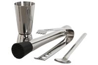 Cocktail Set Home ESPRIT Zilverkleurig Roestvrij staal 500 ml 8 x 8 x 21 cm - thumbnail