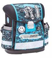 Belmil schooltas Robotics jongens 32 x 19 x 36 cm blauw/zwart - thumbnail