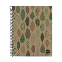 Miquelrius Notitieboek - leaves - a5 blanco - 120 blz - thumbnail