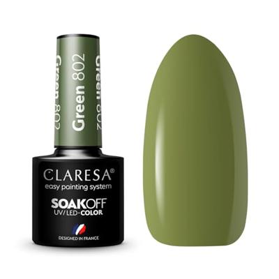 Claresa uv/led gellak 5ml green 802 take me to the river