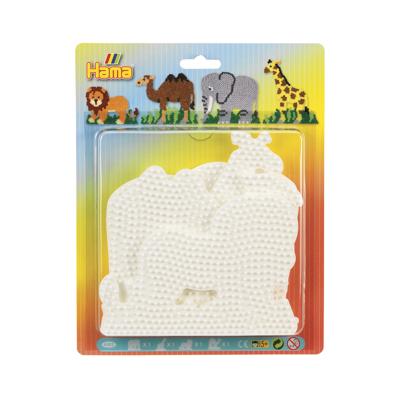 Hama strijkkralenbordjes - dieren, 4st.
