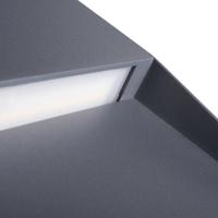 Kanlux Duli 33752 LED-buitenlamp (wand) LED LED vast ingebouwd 6.5 W Antraciet - thumbnail