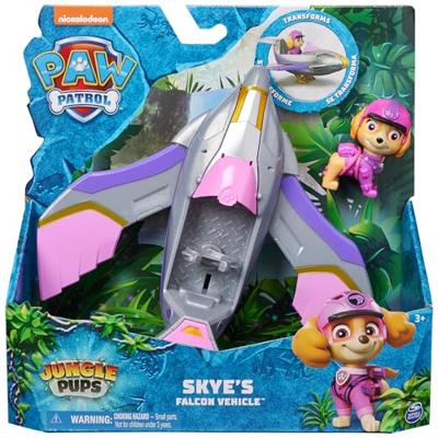PAW Patrol Jungle Pups Skye valk voertuig met speelfiguur