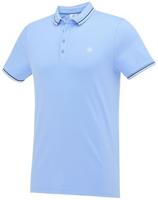 Blue Industry Heren Poloshirt Sky Blauw Piqué Regular Fit - thumbnail