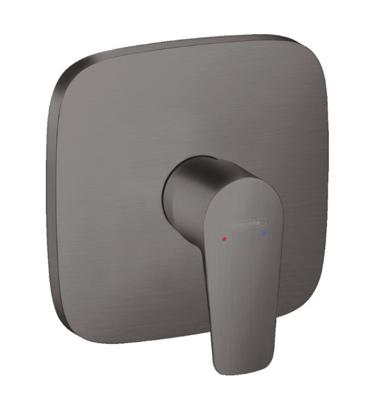 Hansgrohe Talis E ééngreeps douchemengkraan afbouwdeel, Brushed Black Chrome Hansgrohe Talis E ééngreeps douchemengkraan afbouwdeel, Brushed Black Chrome