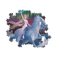 Clementoni legpuzzel super color glowing lights - frozen ii, 104st. - thumbnail
