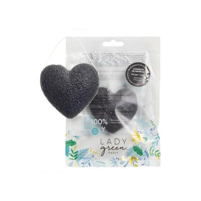 Lady Green Konjac gezichtsspons charcoal 1 Stuks Lady Green Konjac gezichtsspons charcoal 1 Stuks