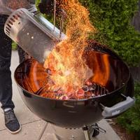 Weber Original Kettle E-5730 Houtskoolbarbecue - Diameter 57 cm - Ingebouwde thermometer - Ventilatieopening - 9 couverts - Zwart - thumbnail