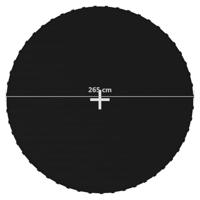 VidaXL Springmat voor 10 feet/3,05 m ronde trampoline stof zwart - thumbnail