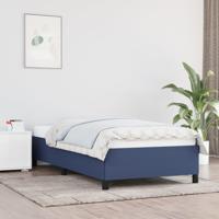 Bedframe zonder matras 90x200 cm stof blauw - thumbnail