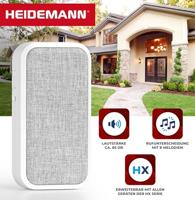 Heidemann 70833 Complete set voor Draadloze deurbel - thumbnail