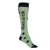 Mondoni Held op sokken kniekousen lichtgroen maat:35-38 - thumbnail