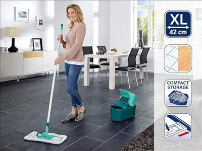 Leifheit profi vloerwisser xl 42 cm compleet compact systeem micro duo - thumbnail