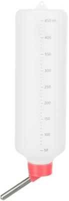 TRIXIE DRINKFLES KUNSTSTOF MET DRAADBEUGEL ASSORTI 450 ML 3 ST