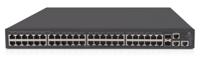HPE 1950-48G-2SFP+-2XGT-PoE+ - Switch - L3 - Beheerd - 48 x 10/100/1000 (PoE+) + 2 x Gigabit SFP / 10 Gigabit SFP+ + 2 x 10Gb Ethernet - rack-uitvoering - PoE+ (370 W) - thumbnail
