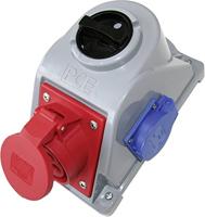PCE 96061551 CEE-wandcontactdoos 16 A 5-polig 400 V 1 stuk(s) - thumbnail