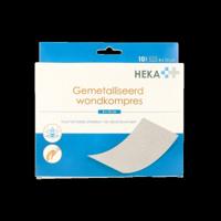 Heka Klein Wondkompres gemetalliseerd 8 x 10cm steriel 10 Stuks - thumbnail