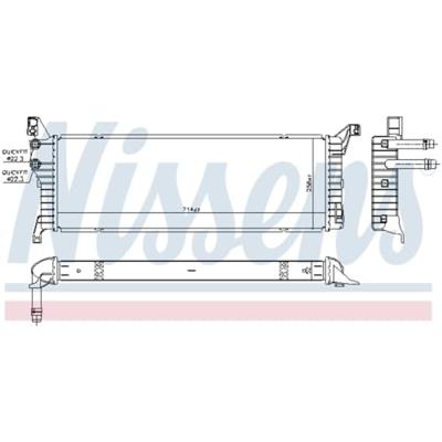 Lage temperatuurkoeler, intercooler 606087