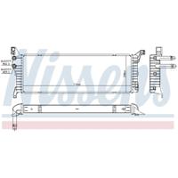 Lage temperatuurkoeler, intercooler 606087 - thumbnail
