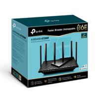 TP-Link Archer AXE75 Wi-Fi 6E Gigabit WLAN-router (2402Mbit/s 6 GHz+2402Mbit/s 5 GHz+574 Mbit/s 2,4 GHz, 4×Gigabit LAN-poorten, 1×USB3.0-poort, HomeShield, OneMesh, Tether-APP, voor iphone14) - thumbnail
