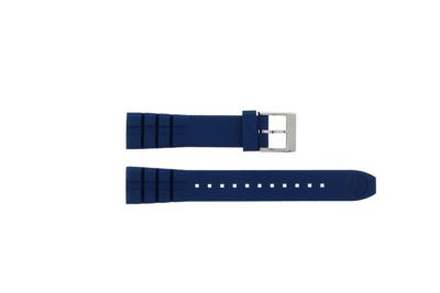 Horlogeband Seiko 5M62-0CS0 / SKA563P1 / R00F012J0 Rubber Blauw 21mm Horlogeband Seiko 5M62-0CS0 / SKA563P1 / R00F012J0 Rubber Blauw 21mm