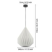 Eglo Japandi hanglampMinting Ø 45cm - 43933 - thumbnail