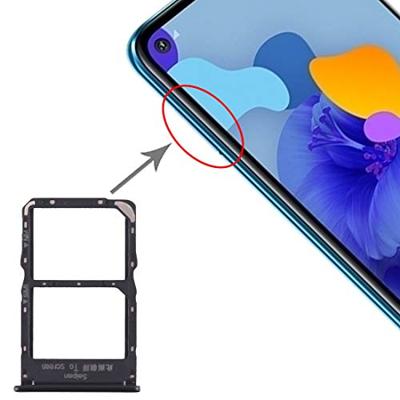 Plateau à cartes SIM + Plateau à cartes NM pour Huawei Mate 30 Lite (Noir)