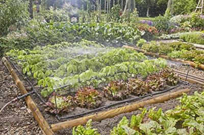 GARDENA micro-drip-bewatering moestuin/bloembed set (60 m²) druppelaar (zwart/grijs)
