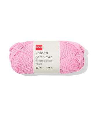 HEMA Katoen garen 50g 105m roze