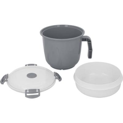 Metaltex vershoudbakje 1l grijs