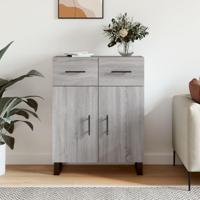 Dressoir 69,5x34x90 cm bewerkt hout grijs sonoma eikenkleurig - thumbnail