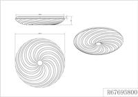 Trio PlafondlampGravity wit Ø 57,5cm - R67695800 - thumbnail