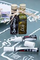 Uni-Posca Chalk marker, lijndikte 8 mm, wit, 1 stuk - thumbnail