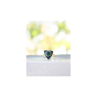 Zilveren Ring Lapis Lazuli/Onyx Groen - thumbnail