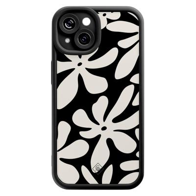 iPhone 15 zwarte case - Noir bloom iPhone 15 zwarte case - Noir bloom