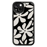 iPhone 15 zwarte case - Noir bloom - thumbnail